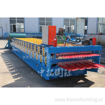 Double Layer Zinc Roofing Sheet Roll Forming Machine